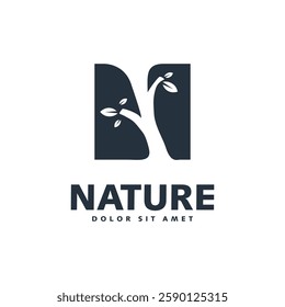 Simple Tree Vector Logo Design Nature