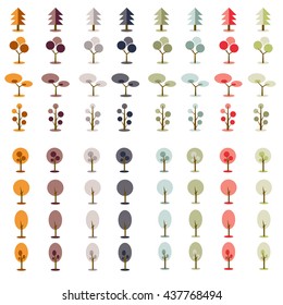 simple trees set.
