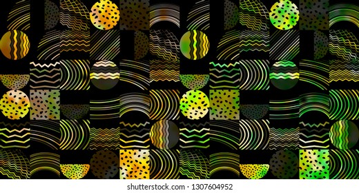 simple trend graph geometry with gradients. Vector modern cover design
