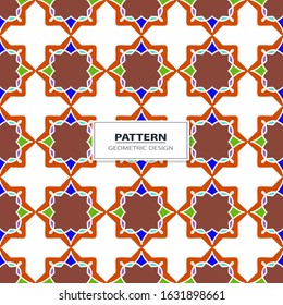 Simple Trendy Geometric Pattern Background Template for Design, Print, Card, Poster, Minimalist Design