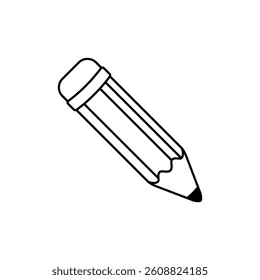 Simple Trendy Pencil Icon Vector Template