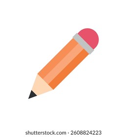 Simple Trendy Pencil Icon Vector Template
