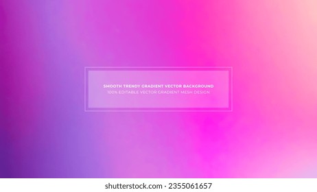 Fondo del Vector de Color Simple Trendy Y Gradiente Suave

