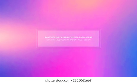 Simple Trendy And Soft Gradient Color Vector Background

