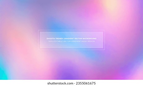 Simple Trendy And Soft Gradient Color Vector Background

