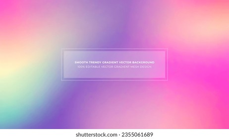 Simple Trendy And Soft Gradient Color Vector Background

