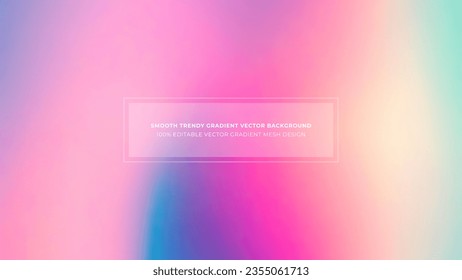 Simple Trendy And Soft Gradient Color Vector Background

