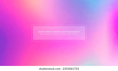 Simple Trendy And Soft Gradient Color Vector Background

