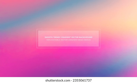 Simple Trendy And Soft Gradient Color Vector Background


