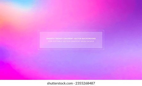 Simple Trendy And Soft Gradient Color Vector Background

