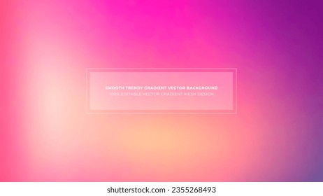 Fondo del Vector de Color Simple Trendy Y Gradiente Suave

