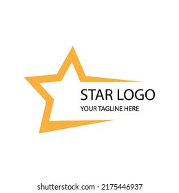 diseño de ilustración de logotipo de estrella simple y moderno