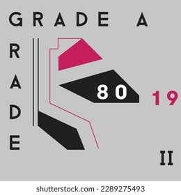 diseño de camisetas sencillo y moderno con tipografía audaz y objetos de diseño.