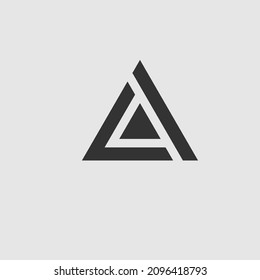 einfaches Dreieck-Logo