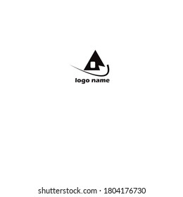simple triangle logo for a business or product