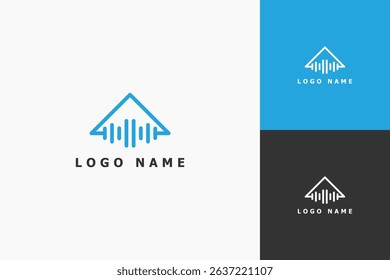 Simple Triangle Music Logo Design