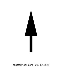 simple triangle tree icon vector