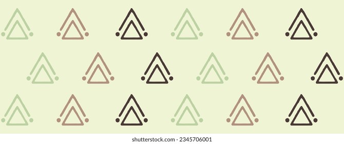 simple triangles seamlles pattern repeating