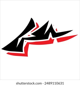 calcomanía tribal simple del coche en estilo de Arte vectorial