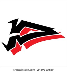 calcomanía tribal simple del coche en estilo de Arte vectorial