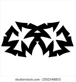 Tribal simple para el logotipo o la etiqueta del coche