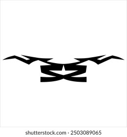simple tribal for logo or car decal