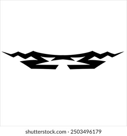 simple tribal for logo or car decal