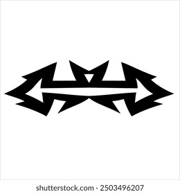 simple tribal for logo or car decal