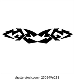 simple tribal for logo or car decal