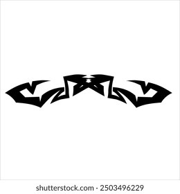 simple tribal for logo or car decal