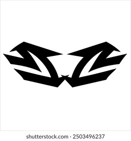 simple tribal for logo or car decal