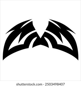 Sencillo logotipo tribal para la idea