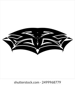 simple tribal shape for car decals