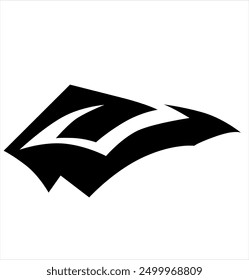 simple tribal shape for car decals
