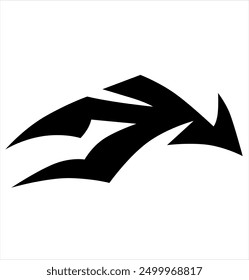 simple tribal shape for car decals