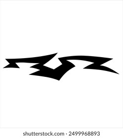 simple tribal shape for car decals