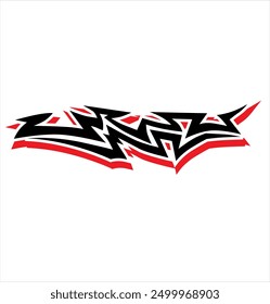 simple tribal shape for car decals