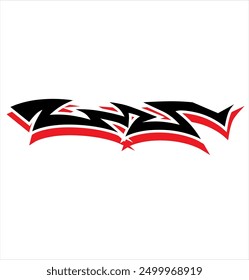 simple tribal shape for car decals