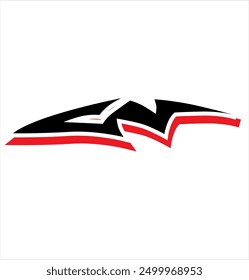 simple tribal shape for car decals