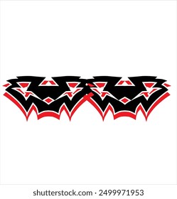 simple tribal shape for car decals