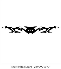 simple tribal shape for car decals