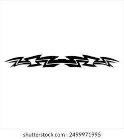 simple tribal shape for car decals