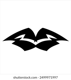 simple tribal shape for car decals