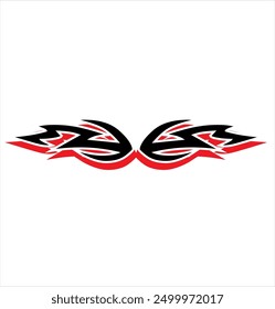 simple tribal shape for car decals