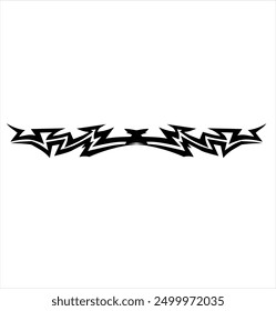simple tribal shape for car decals