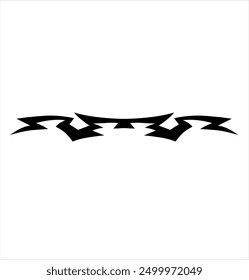 Forma tribal simple para las calcomanías del coche