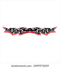 simple tribal shape for car decals