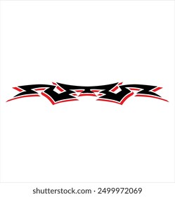 simple tribal shape for car decals