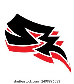simple tribal shape for car decals