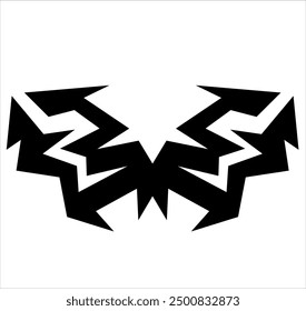 simple tribal shape for logo or car decal